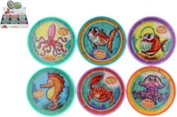 Bumbiņu labirints Jūras pasaule – kabatas līdzsvara spēle (dažādi motīvi)