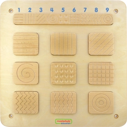 Masterkidz maņu sienas tablo – tekstūru atpazīšana