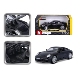 Automašīnas modelis BBURAGO PORSCHE 911 Carrera S 1:24 melns