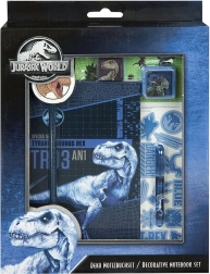 Radošais pierakstu blociņu komplekts ar JURASSIC WORLD motīvu