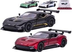 Metāla automašīnas modelis Aston Martin Vulcan 1:38 ar atpakaļgaitu (pull-back) Kinsmart
