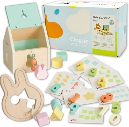 Classic World pasteļkrāsu starta kaste mazuļiem – pirmās izglītojošās rotaļlietas 12–18 mēnešiem