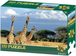 3D puzle Žirafes – 100 gabali
