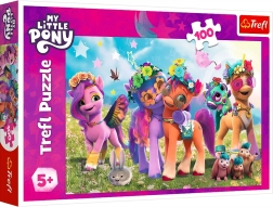 Puzzle Trefl My Little Pony Jautrie poniji, 100 gabaliņu