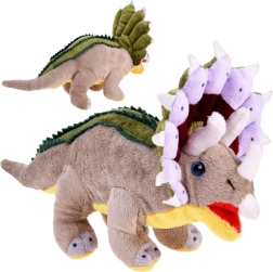 Pūkaina rotaļlieta Triceratops 30 cm dinozaurs