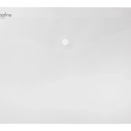 A5 izmēra caurspīdīga mapīte ar spiedpogu Opaline