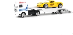 Uzvelkamais evakuators ar auto – metāla transportieris