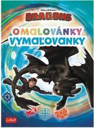 Krāsojamā grāmata Kā pieradināt pūķi 20 × 27,5 cm