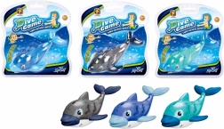 Diving dolphin with light 14 cm