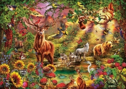 1000 gabalu puzle ART PUZZLE maģiskais mežs