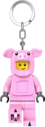 LEGO minifigūriņas piekariņš cūciņa ar lukturīti