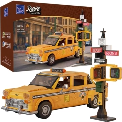 Pantasy būvkomplekts dzeltenais taksometrs Yellow Cab 36,5 cm, 1601 detaļa