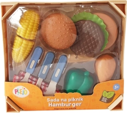 Piknika komplekts – hamburgers Plejo