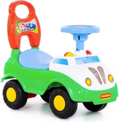 Bērnu atspēriena auto ar atzveltni un skaņu