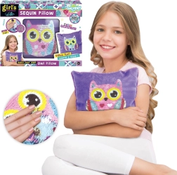 WOOPIE ART&FUN Radošā komplekts Spilvens dekorēšanai Pūce