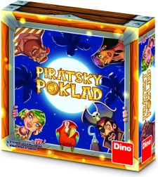 Dino Pirātu dārgums – vērīguma un atmiņas spēle bērniem