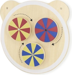 Koka sienas krāsu tāfele – lācītis, Montessori, FSC