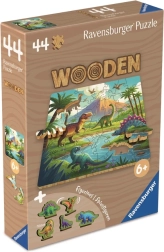 Ravensburger koka puzle dinozauri 44 detaļas