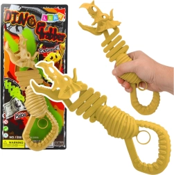 Kožošā dinozaura skelets – satvērējs, brūns