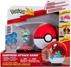 Pokémon Surprise Attack spēļu komplekts ar Poké Ball un figūriņu - 1 gab.