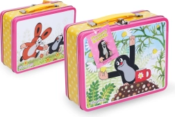 Skārda koferītis Kurmis rozā bērniem
