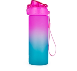 Dzeramā pudele OXY 600 ml Ombre zili-rozā