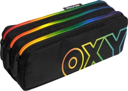Etui case with three zippers Rainbow