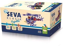 SEVA Klasik Lielākā – plastmasas konstrukciju komplekts ar 1162 detaļām