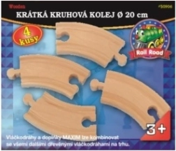 Maxim īsie lokveida sliežu posmi – komplekts 4 gab.