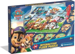 Interaktīvas grīdas puzles PAW PATROL ar elektronisko pildspalvu 70 × 100 cm (24 gabali)