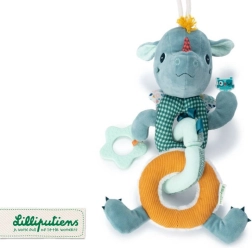 Lilliputiens sensorā ķēdīte ratiņiem pūķītis Džo, no 6 mēnešiem