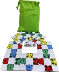 Colorful Bears - Wooden Logic Game