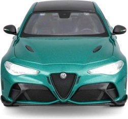 Bburago Alfa Romeo Giulia GTA automašīnas modelis 1:18 zaļā metāliskā krāsā