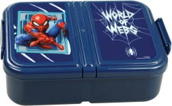 Vairāku nodalījumu uzkodu kārbiņa Spiderman