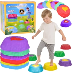 Woopie balansējošie spīdošie akmeņi sensorais līdzsvara treniņš, 6 gab.