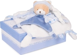 Doudou dāvanu komplekts: plīša lācītis–mīļmantiņa ar cepurīti