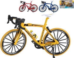Metal racing bike 17.5 cm - 1 piece