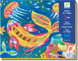 Radošas papīra kolāžas Djeco