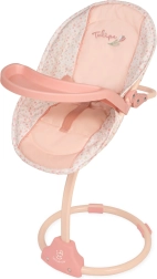 DeCuevas multifunkcionāla ēdamkrēsliņš un šūpoles lellēm 3 vienā Tulipe