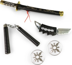 Nindzju plastmasas ieroču komplekts bērniem