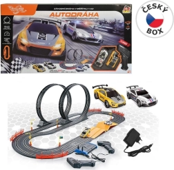 Autotrase Racing Collection 560 cm ar cilpām un divām mašīnām