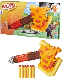 Nerf Minecraft Firebrand foam axe blaster