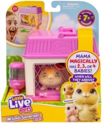 Little Live Pets Mini Mama kāmis ar pārsteigumu – mazuļi mājiņā