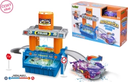 Krāsu mainošā auto ar 35 cm automazgātavas komplektu – čehu iepakojums