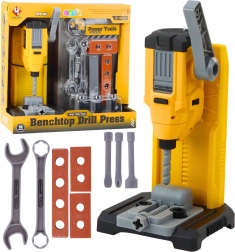 Bērnu galda darbnīcas komplekts ar urbi un instrumentiem, 18 detaļas