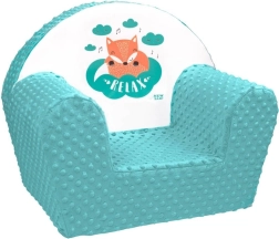 Bērnu krēsliņš no Minky NEW BABY Lapsa, piparmētru krāsā