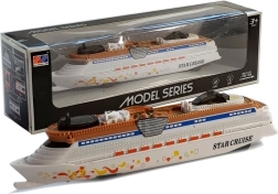 Rotaļlieta bateriju kuģis ar gaismām un skaņām