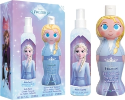 Dāvanu komplekts FROZEN – ķermeņa sprejs 200 ml + dušas želeja un šampūns 2 vienā 400 ml