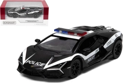 Lamborghini Revuelto police metal model Pull Back