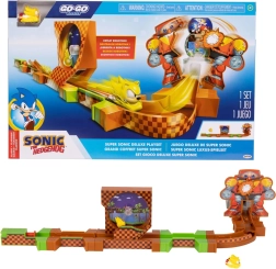 Sonic Go Go Racers Deluxe sacīkšu komplekts ar mini transportlīdzekli